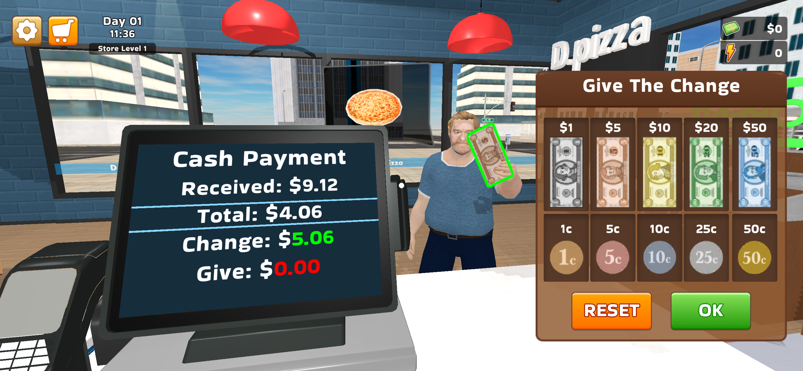 اسکرین شات 3 بازی Pizza Simulator!