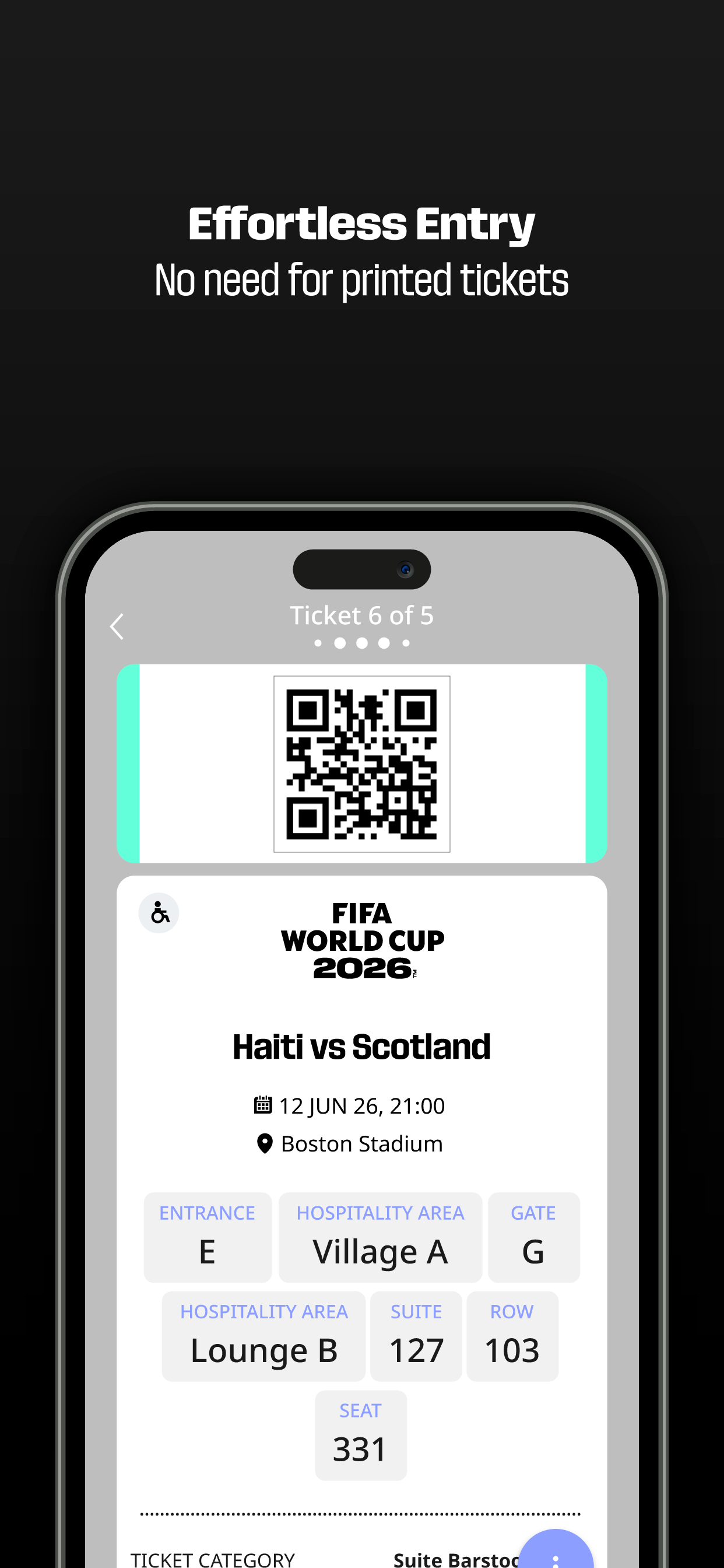 اسکرین شات 3 برنامه FWC2026 Mobile Tickets