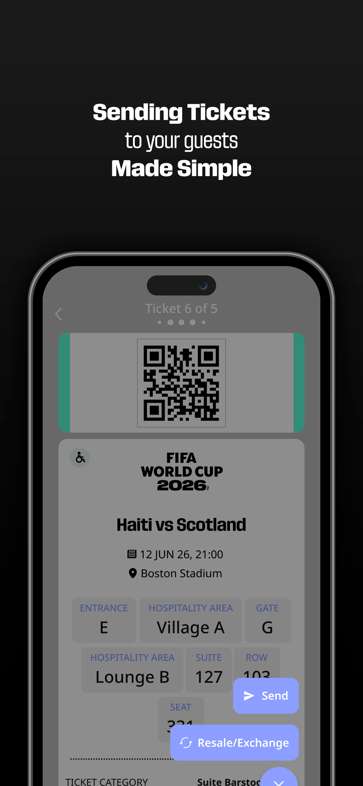 اسکرین شات 4 برنامه FWC2026 Mobile Tickets