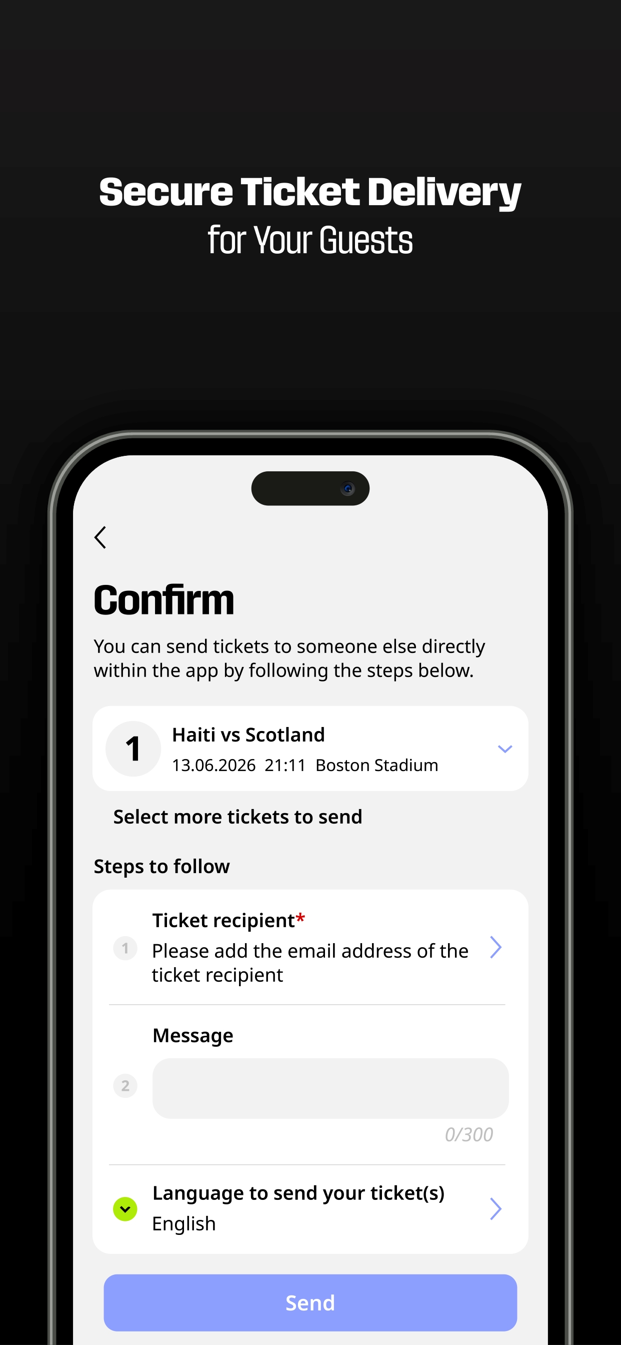 اسکرین شات 5 برنامه FWC2026 Mobile Tickets