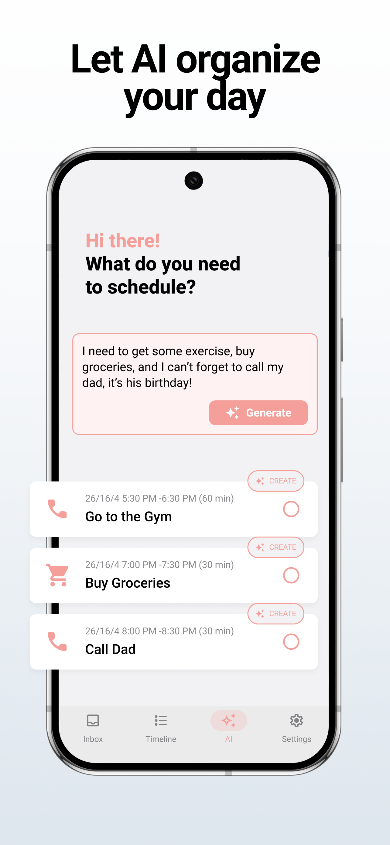 اسکرین شات 4 برنامه Structured - Daily Planner