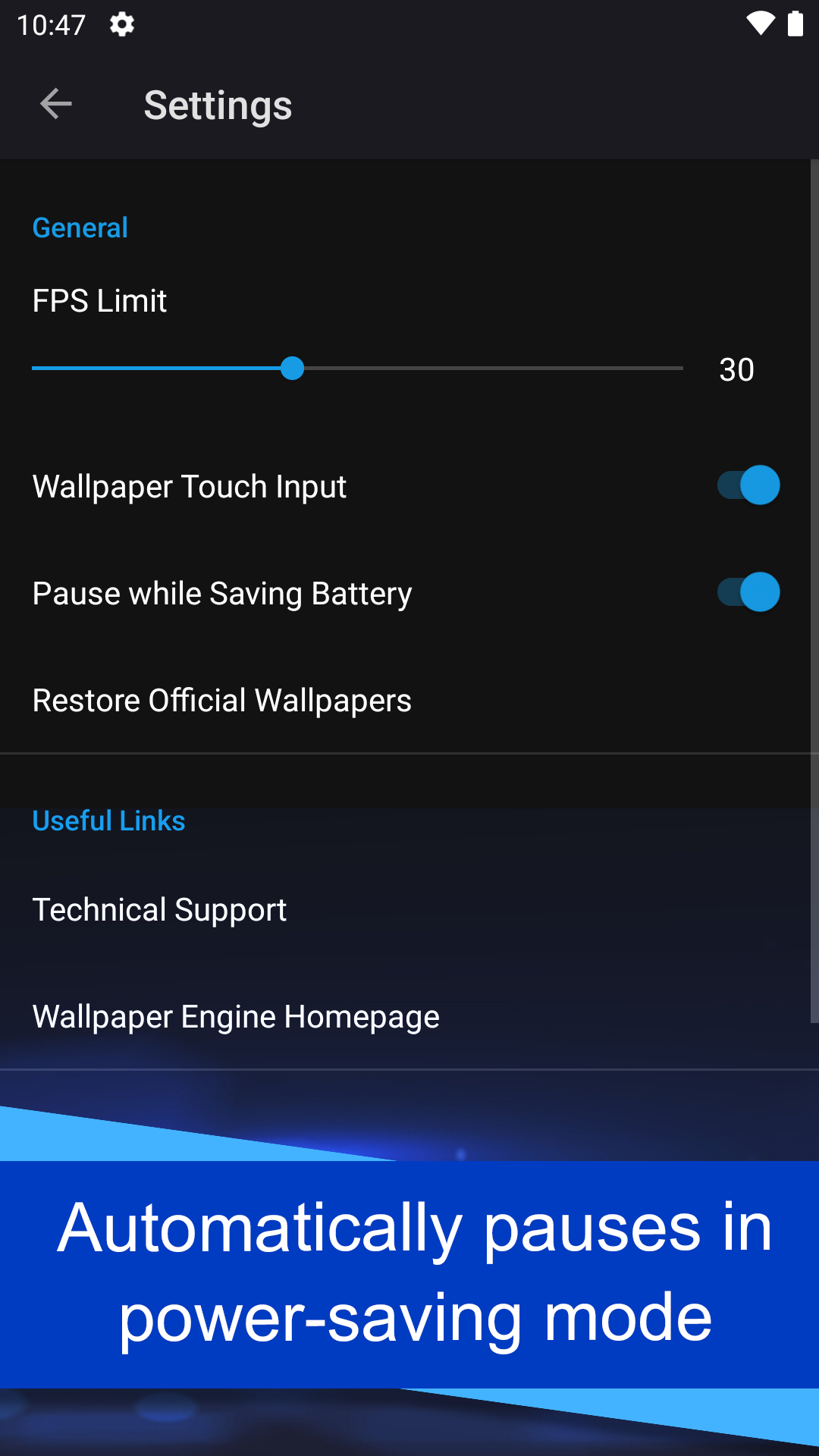 اسکرین شات 4 برنامه Wallpaper Engine