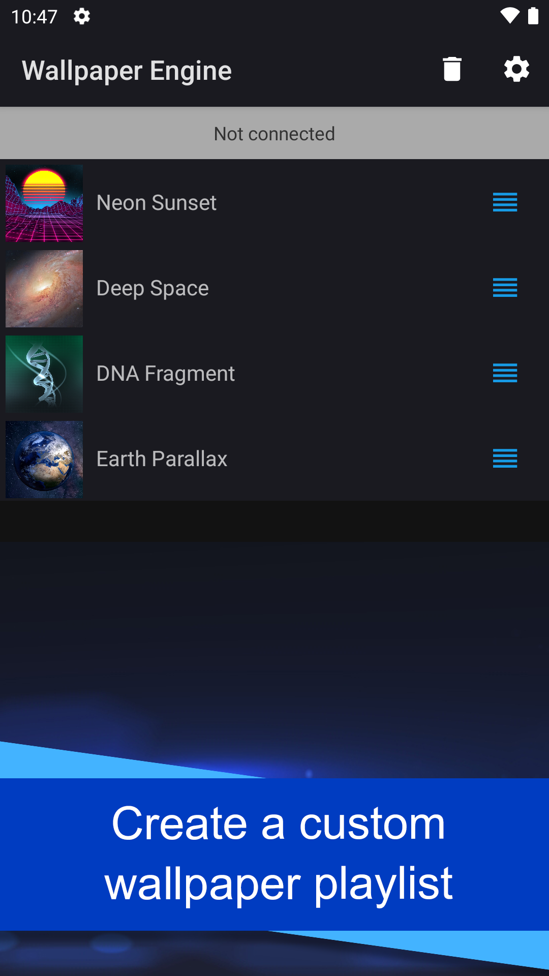 اسکرین شات 3 برنامه Wallpaper Engine