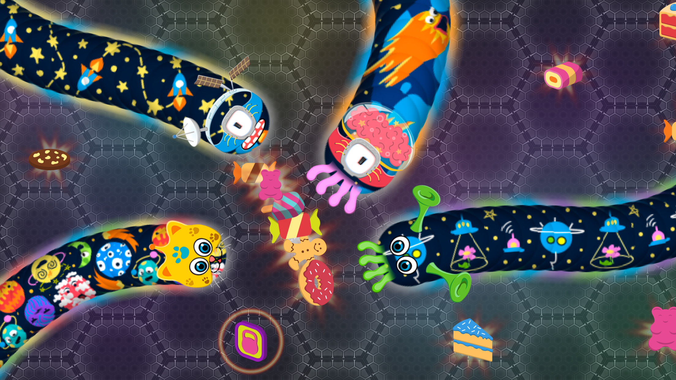 اسکرین شات 1 بازی wormate.io