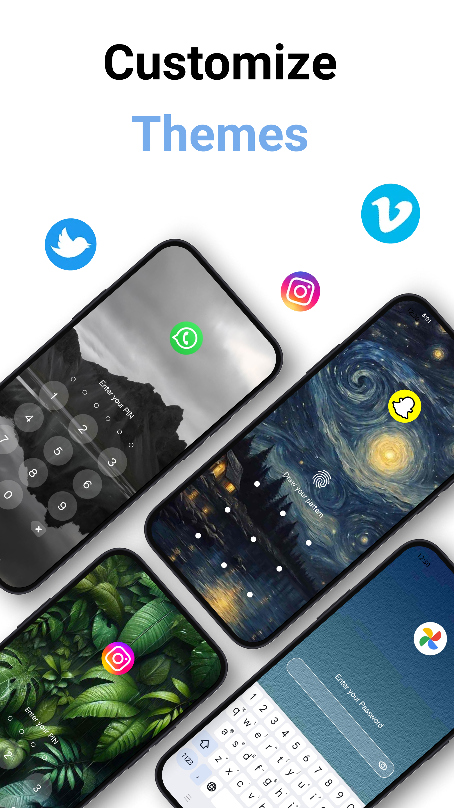اسکرین شات 4 برنامه App Lock - AppLock VIP