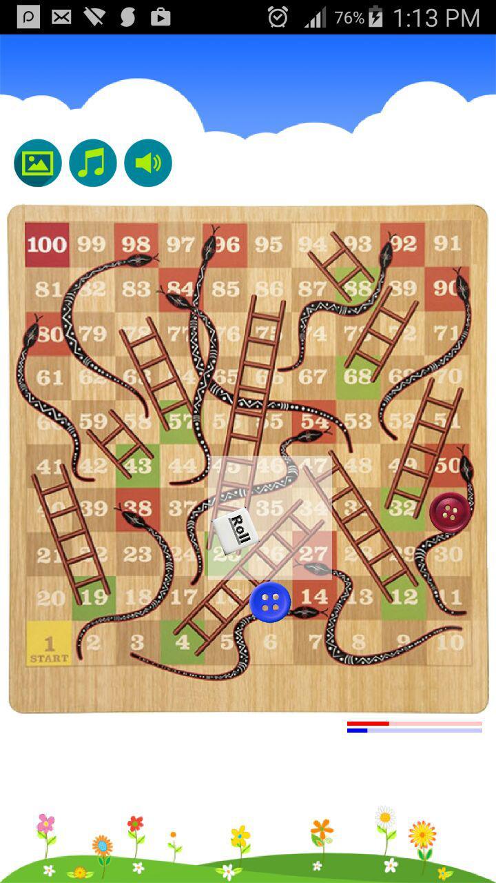 اسکرین شات 2 بازی Snakes and Ladders