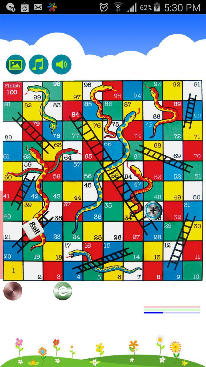 اسکرین شات 1 بازی Snakes and Ladders