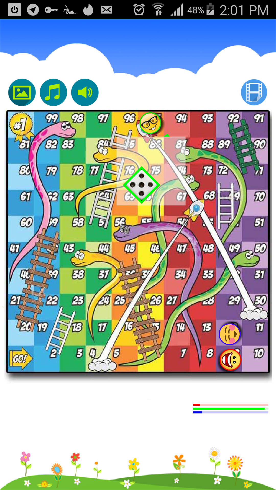 اسکرین شات 3 بازی Snakes and Ladders