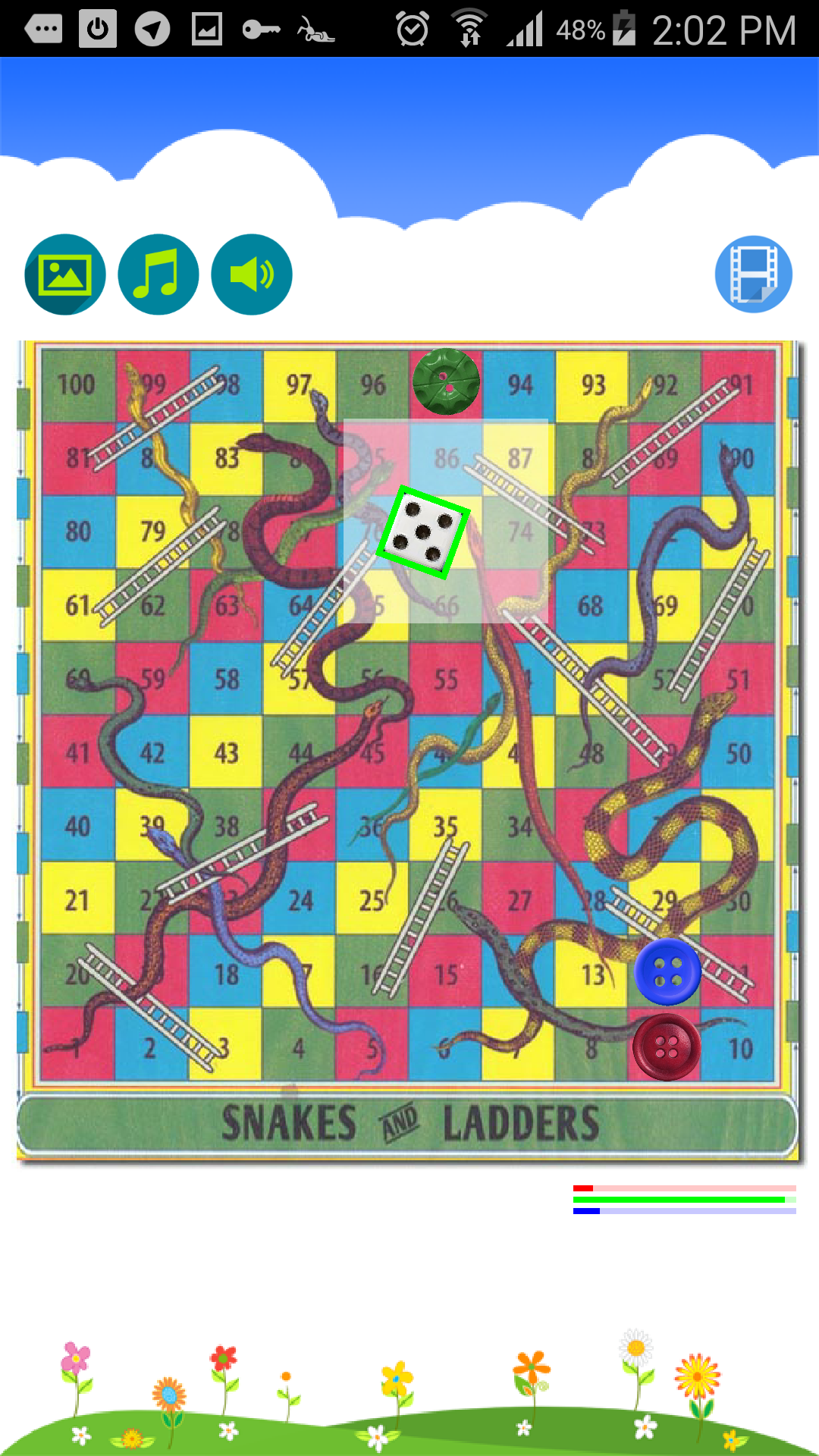 اسکرین شات 4 بازی Snakes and Ladders