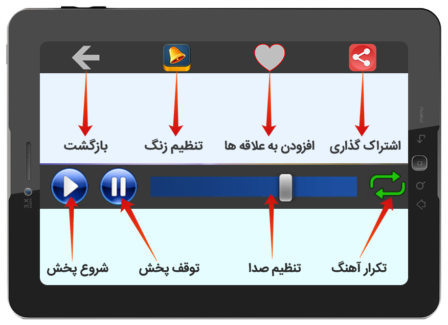 اسکرین شات 5 برنامه ‏آهنگ های هوروش بند غیر رسمی