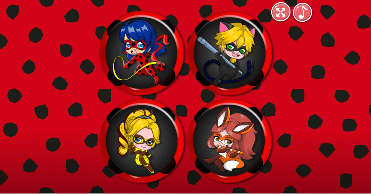 اسکرین شات 1 بازی دفتر نقاشی دختر کفشدوزکی و پسر گربه ای