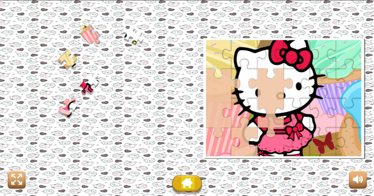 اسکرین شات 5 بازی پازل کودکانه کیتی