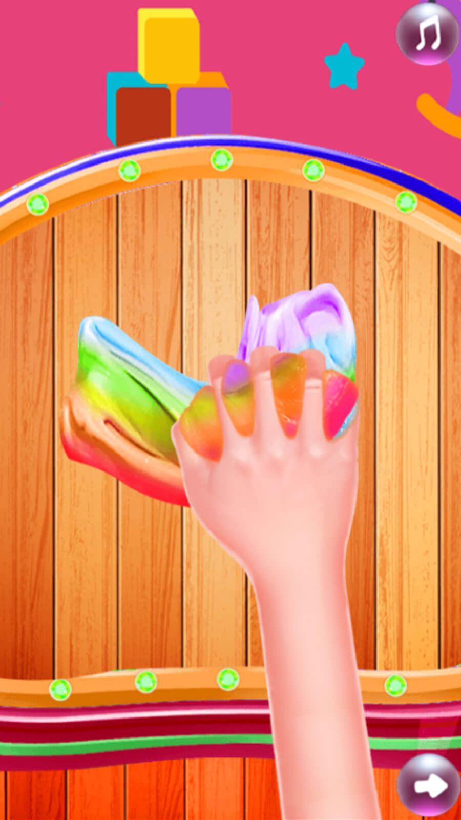 اسکرین شات 8 بازی بازی دخترانه اسلایم عروسکی