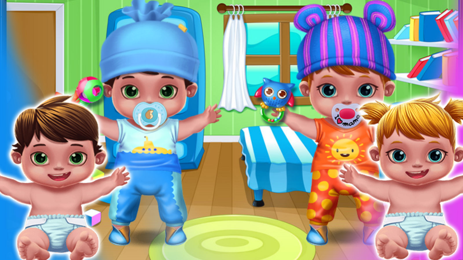 اسکرین شات 3 بازی ‏بازی دخترانه مراقبت از دو قلو ها