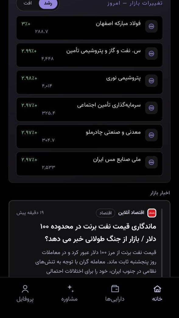 اسکرین شات 2 برنامه داریفا