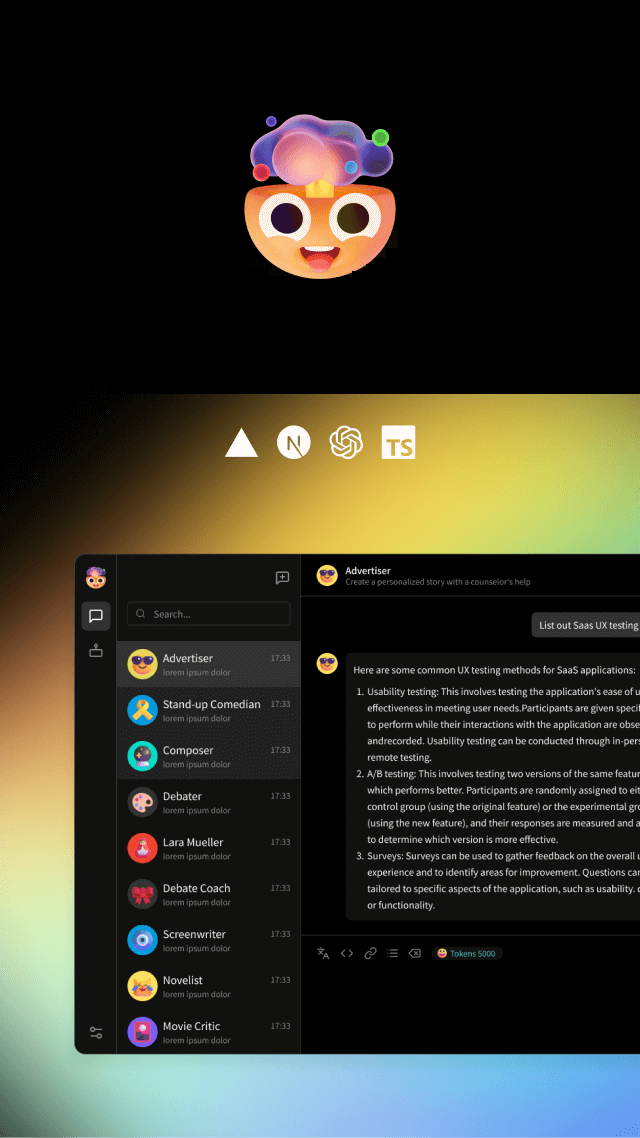 اسکرین شات 4 برنامه ‏‏‏‏‏‏‏‏‏جی پی تی گرام - چت هوش مصنوعی