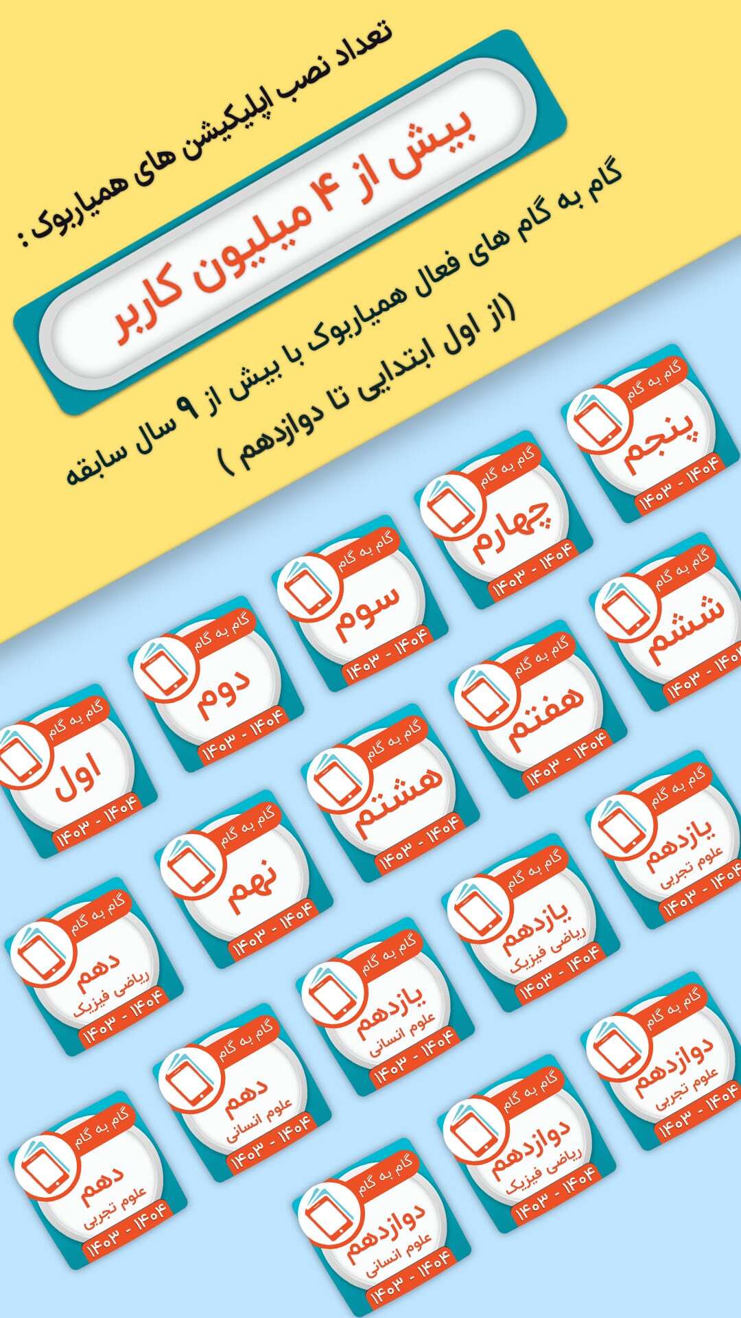 اسکرین شات 5 برنامه ‏کلاس سوم همیاربوک