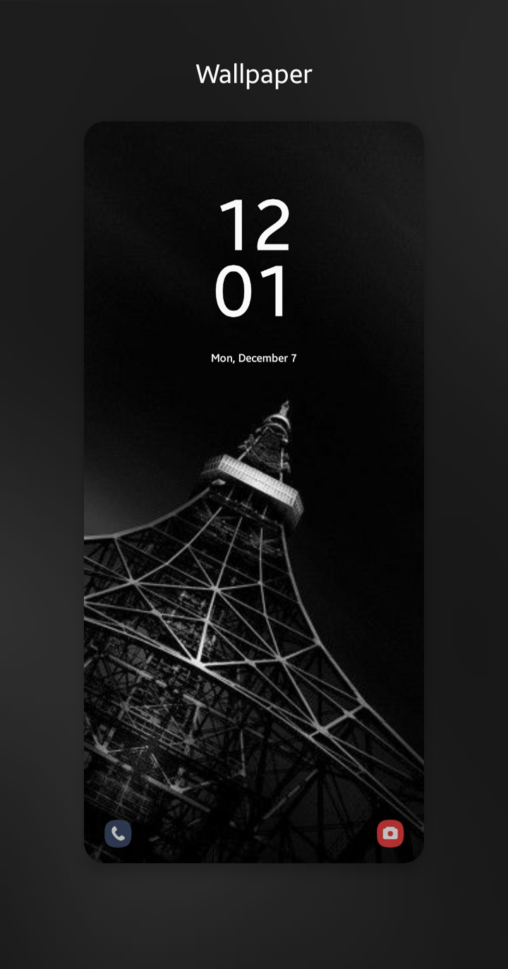 اسکرین شات 1 برنامه تصویر زمینه سیاه (پس زمینه سیاه)