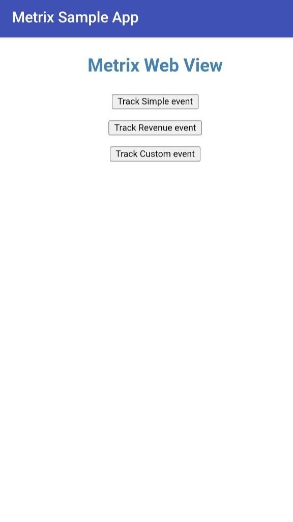 اسکرین شات 1 برنامه تست sdk متریکس