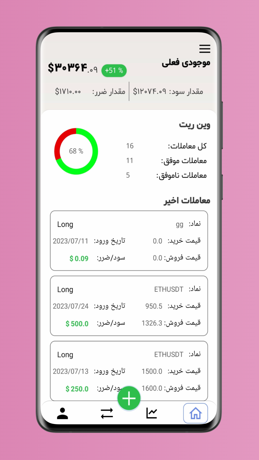 اسکرین شات 1 برنامه ژورنال ترید