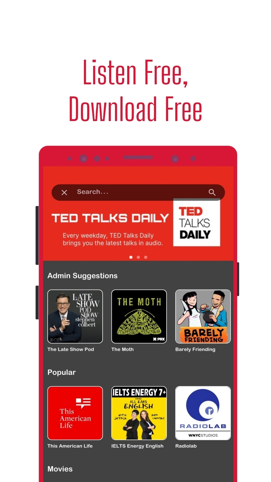 اسکرین شات 7 برنامه تی پاد : برنامه پادگیر پادکست