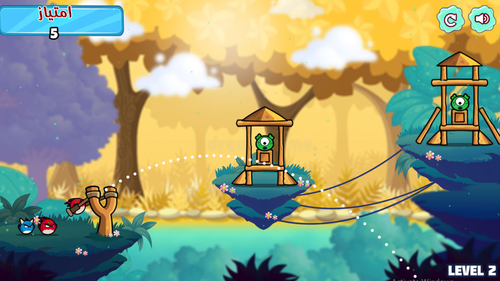 اسکرین شات 3 بازی بازی پرندگان خشمگین