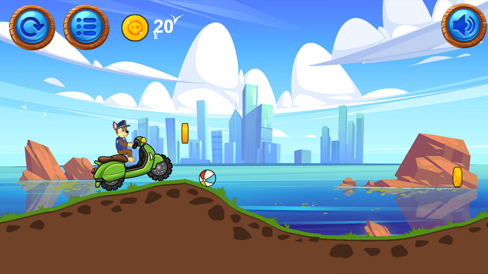 اسکرین شات 1 بازی بازی ماشین سواری سگ های نگهبان