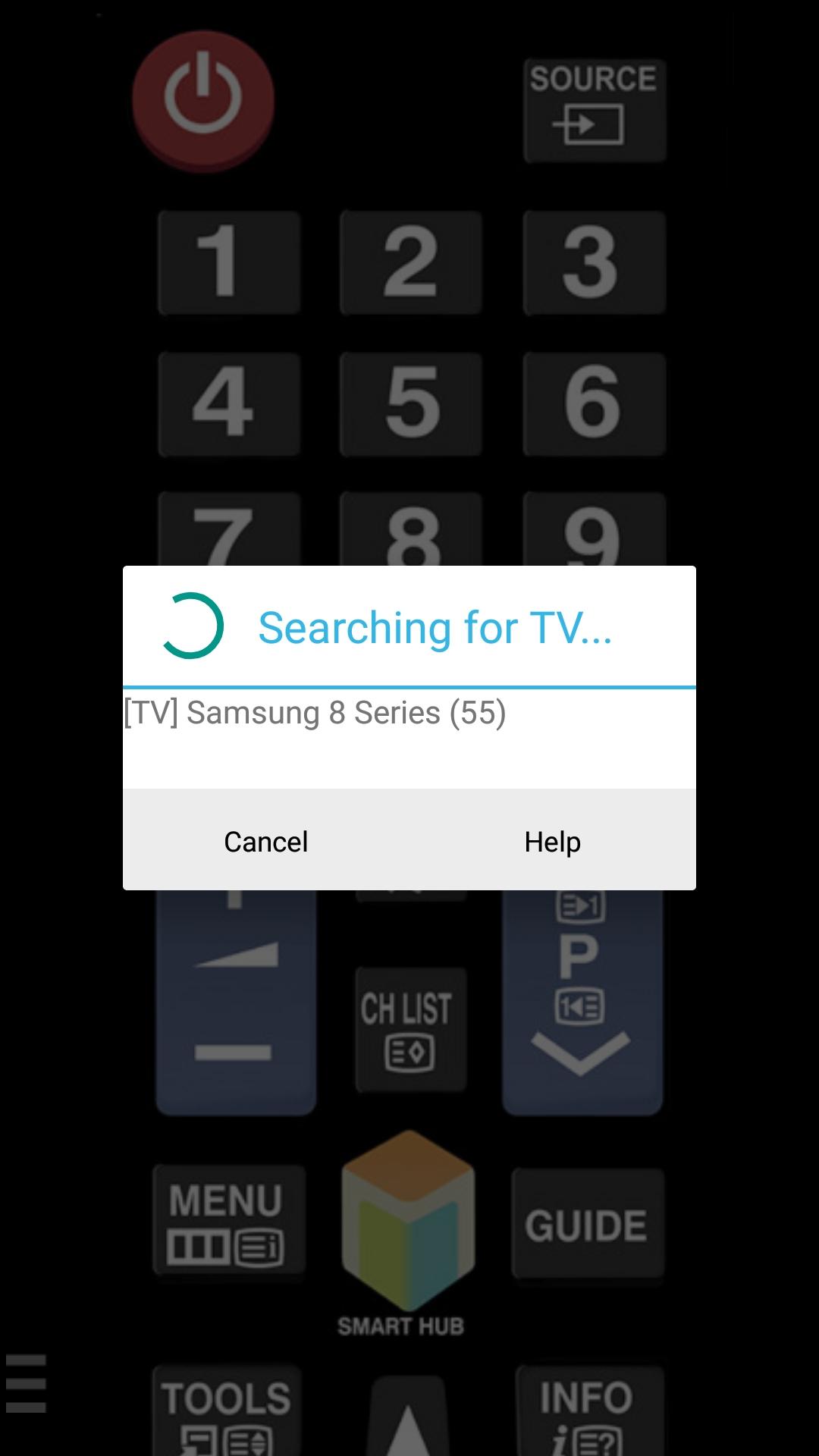 اسکرین شات 4 برنامه TV (Samsung) Remote Control