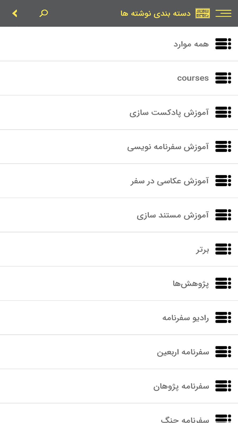 اسکرین شات 7 برنامه سفر و نامه | معرفی سفرنامه