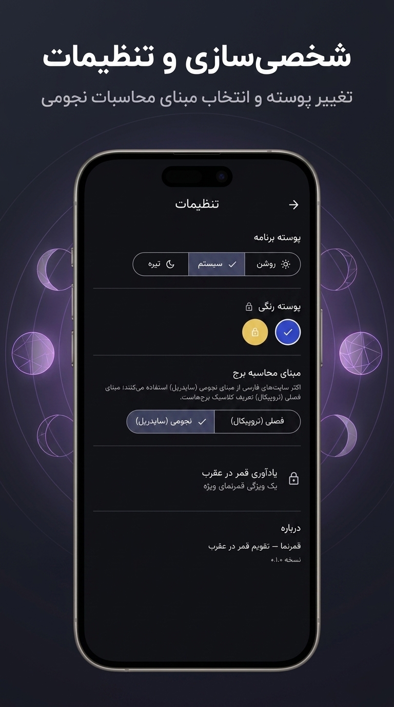 اسکرین شات 4 برنامه قمر نما