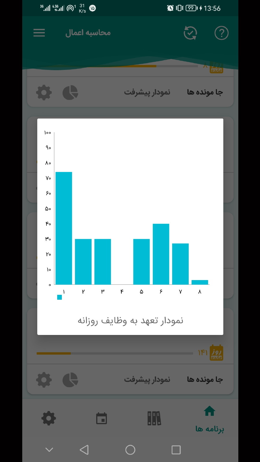 اسکرین شات 13 برنامه محاسبه اعمال
