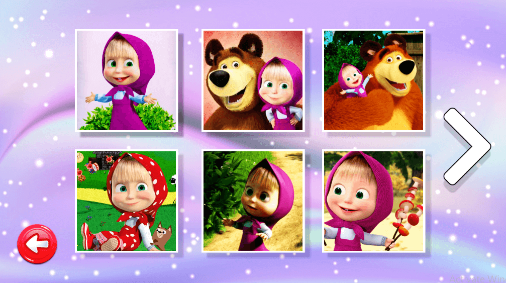 اسکرین شات 2 بازی پازل ماشا