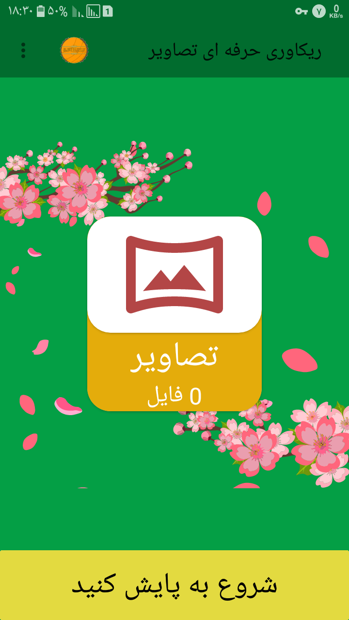 اسکرین شات 1 برنامه ریکاوری حرفه ای تصاویر