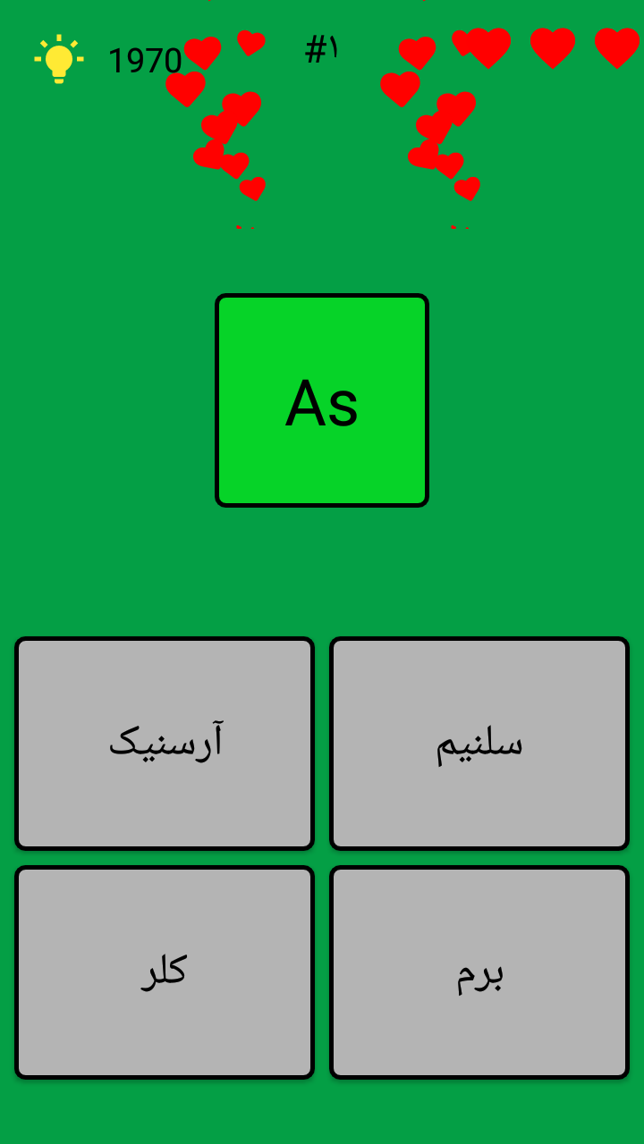 اسکرین شات 2 برنامه عناصر شیمیایی