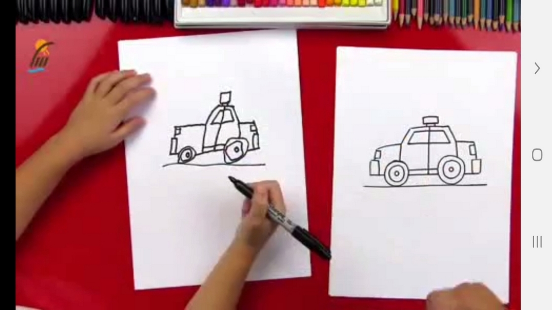 اسکرین شات 7 برنامه ‏آموزش نقاشی وسائل نقلیه به کودکان