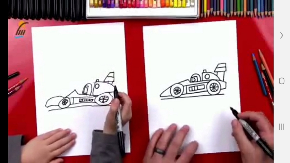 اسکرین شات 8 برنامه ‏آموزش نقاشی وسائل نقلیه به کودکان