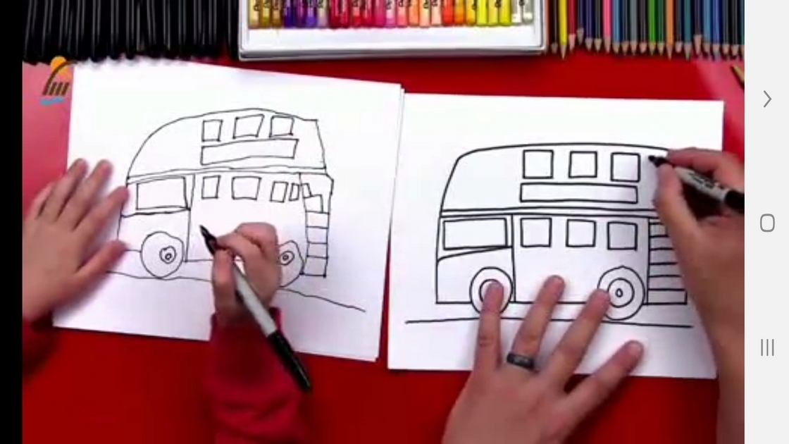 اسکرین شات 12 برنامه ‏آموزش نقاشی وسائل نقلیه به کودکان