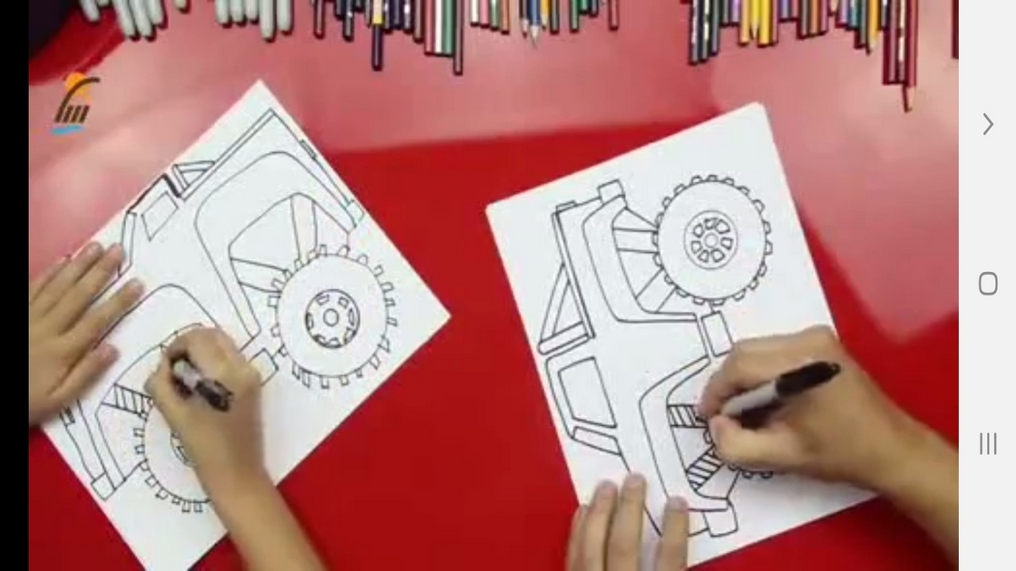 اسکرین شات 10 برنامه ‏آموزش نقاشی وسائل نقلیه به کودکان