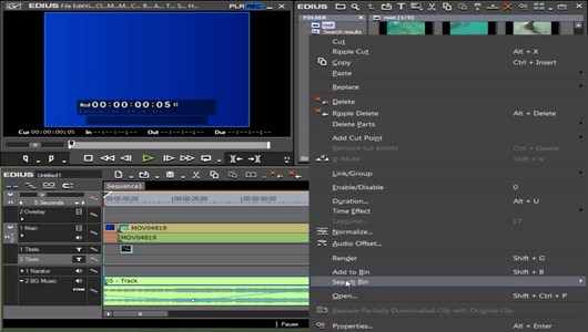 اسکرین شات 3 برنامه تدوین و ویرایش فیلم با Edius