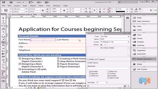 اسکرین شات 1 برنامه آموزش ایندیزاین (صفحه آرایی و نشر)