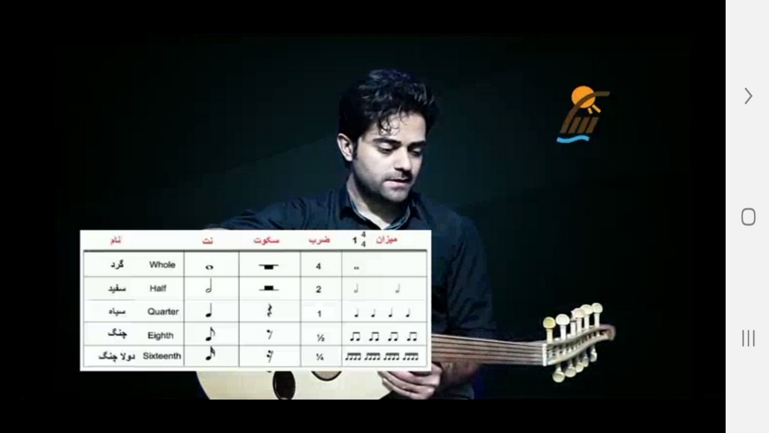 اسکرین شات 2 برنامه آموزش ساز عود به مبتدیان