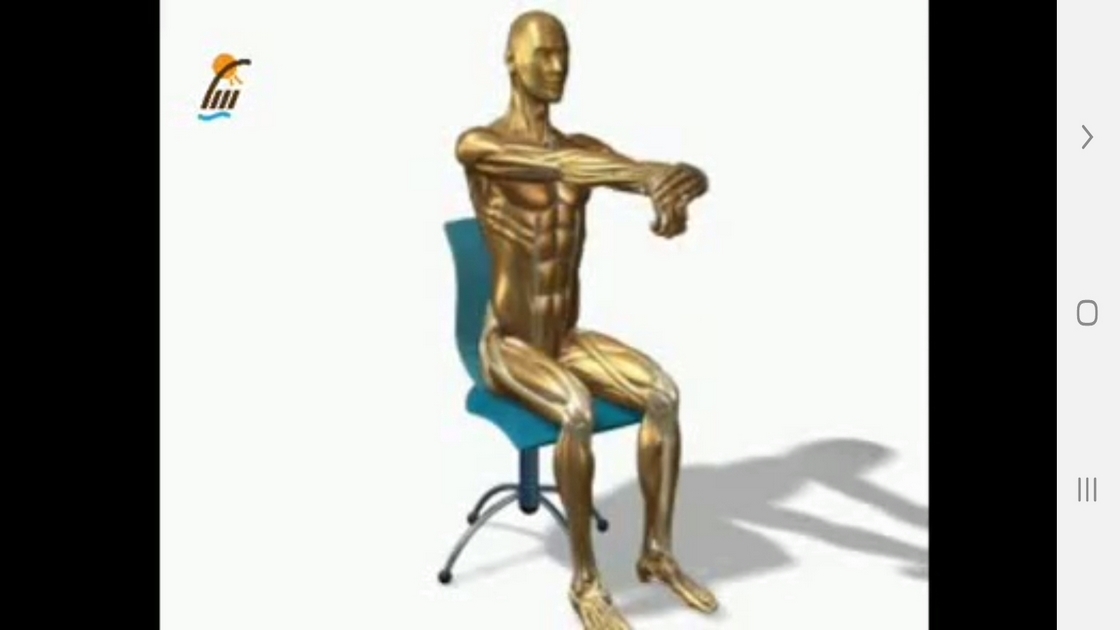اسکرین شات 8 برنامه ‏تمرینات ورزشی کششی در محل کار