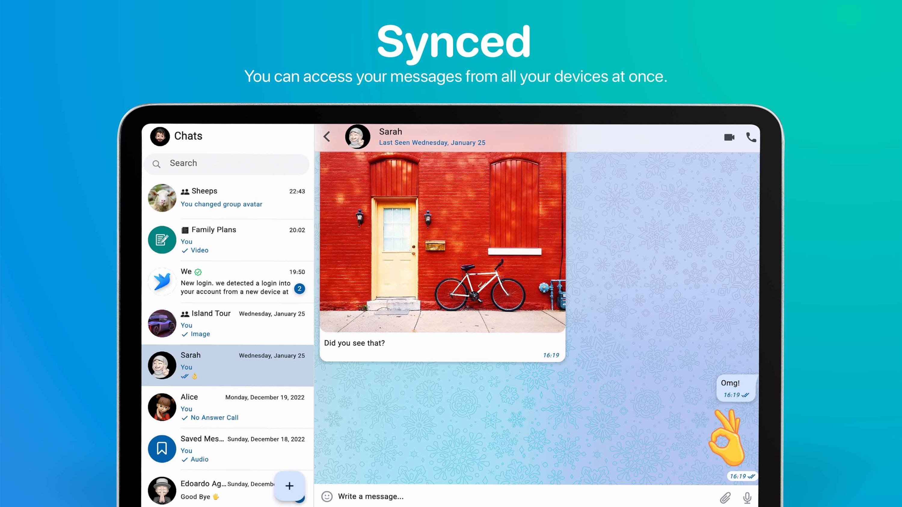 اسکرین شات 5 برنامه پیامرسان وی