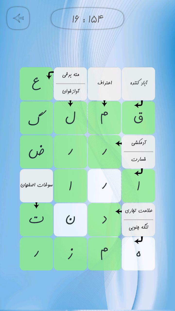 اسکرین شات 7 برنامه جدولانه (جدول شرح در متن)