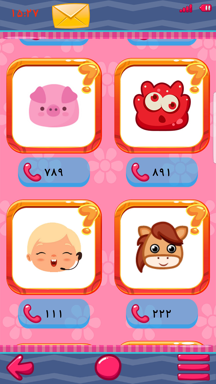 اسکرین شات 4 بازی تلفن کودک(موبایل کودک)