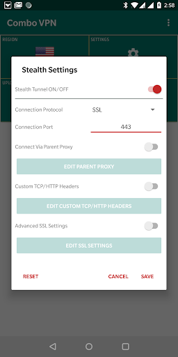 اسکرین شات 3 برنامه Combo VPN