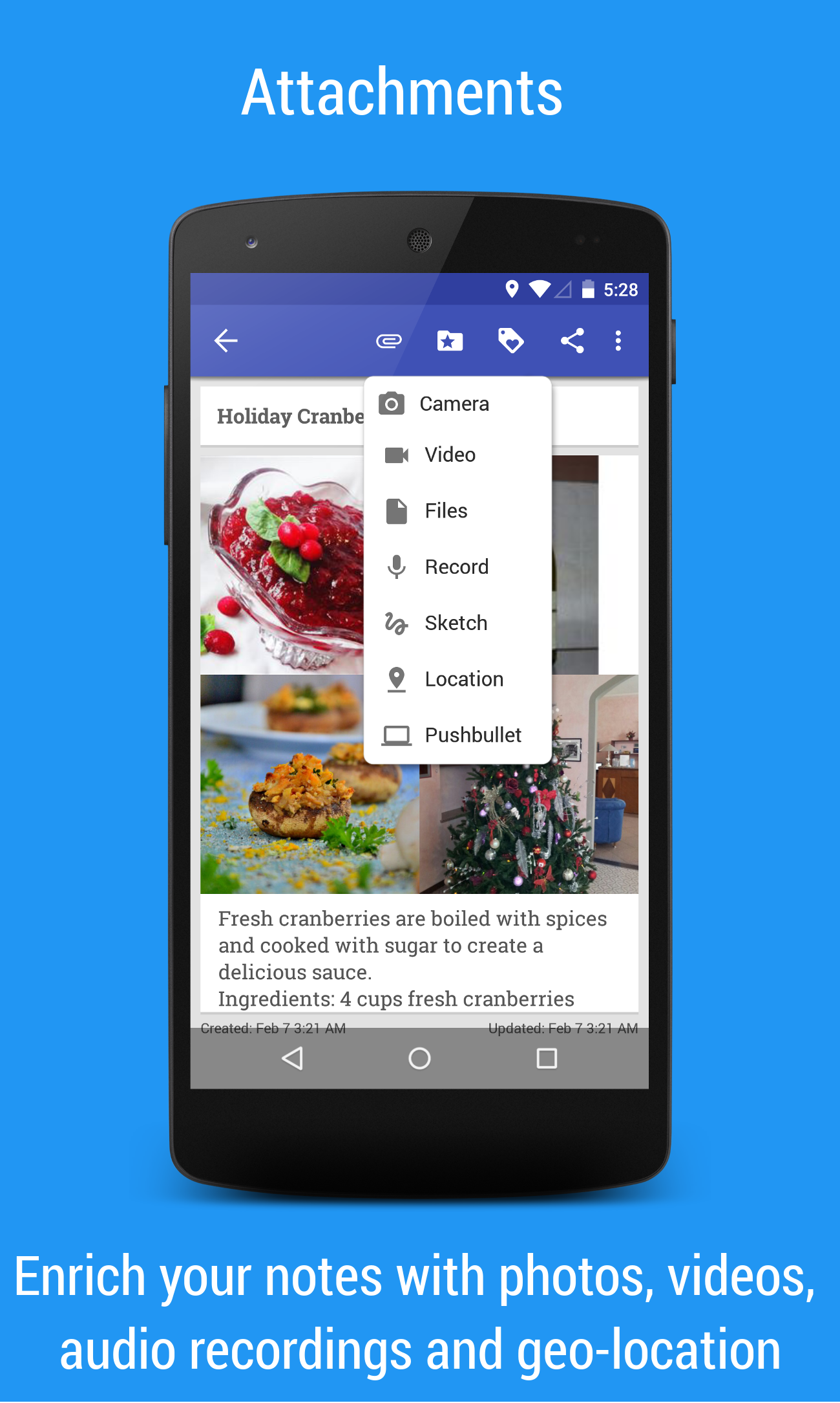 اسکرین شات 7 برنامه Omni Notes