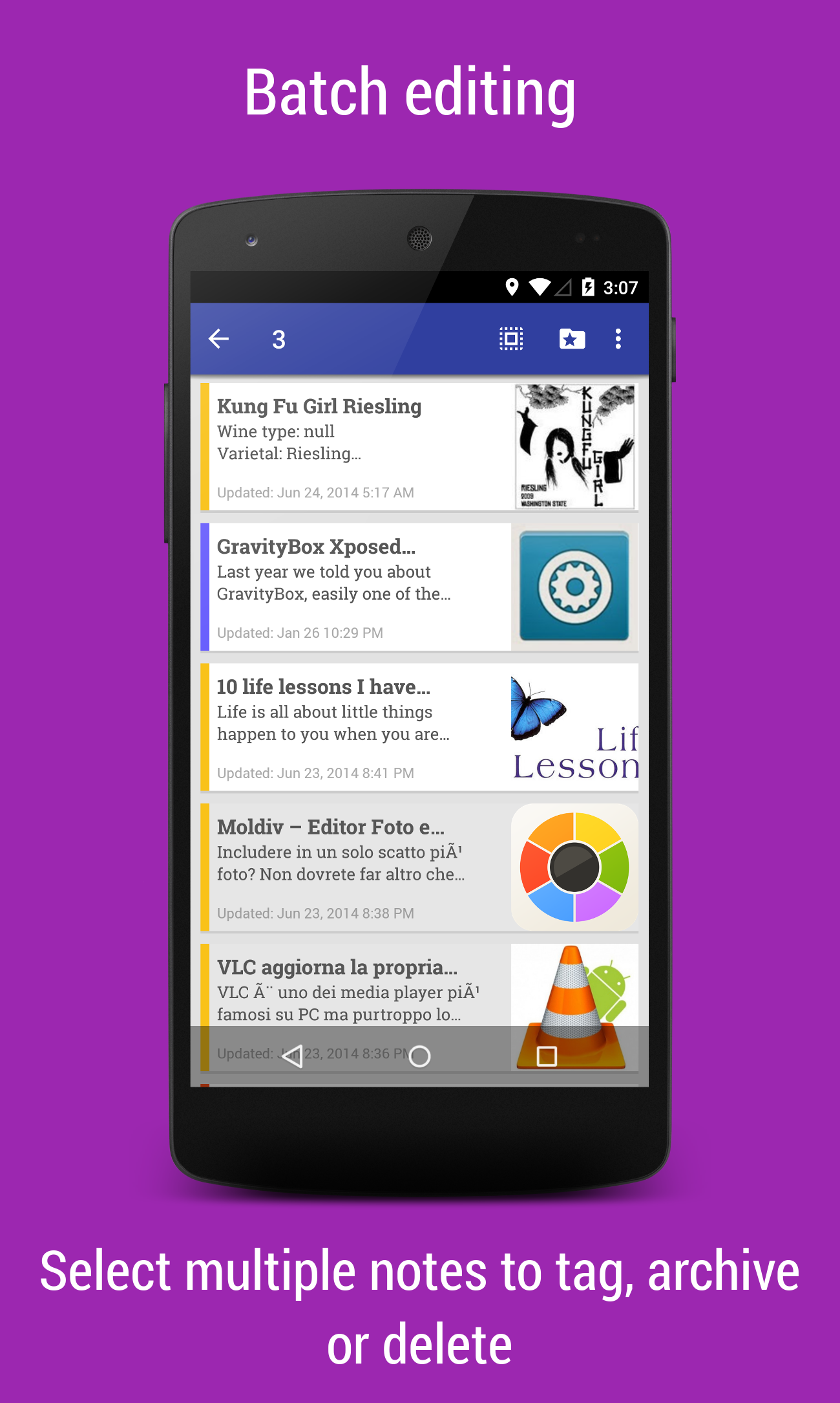 اسکرین شات 1 برنامه Omni Notes