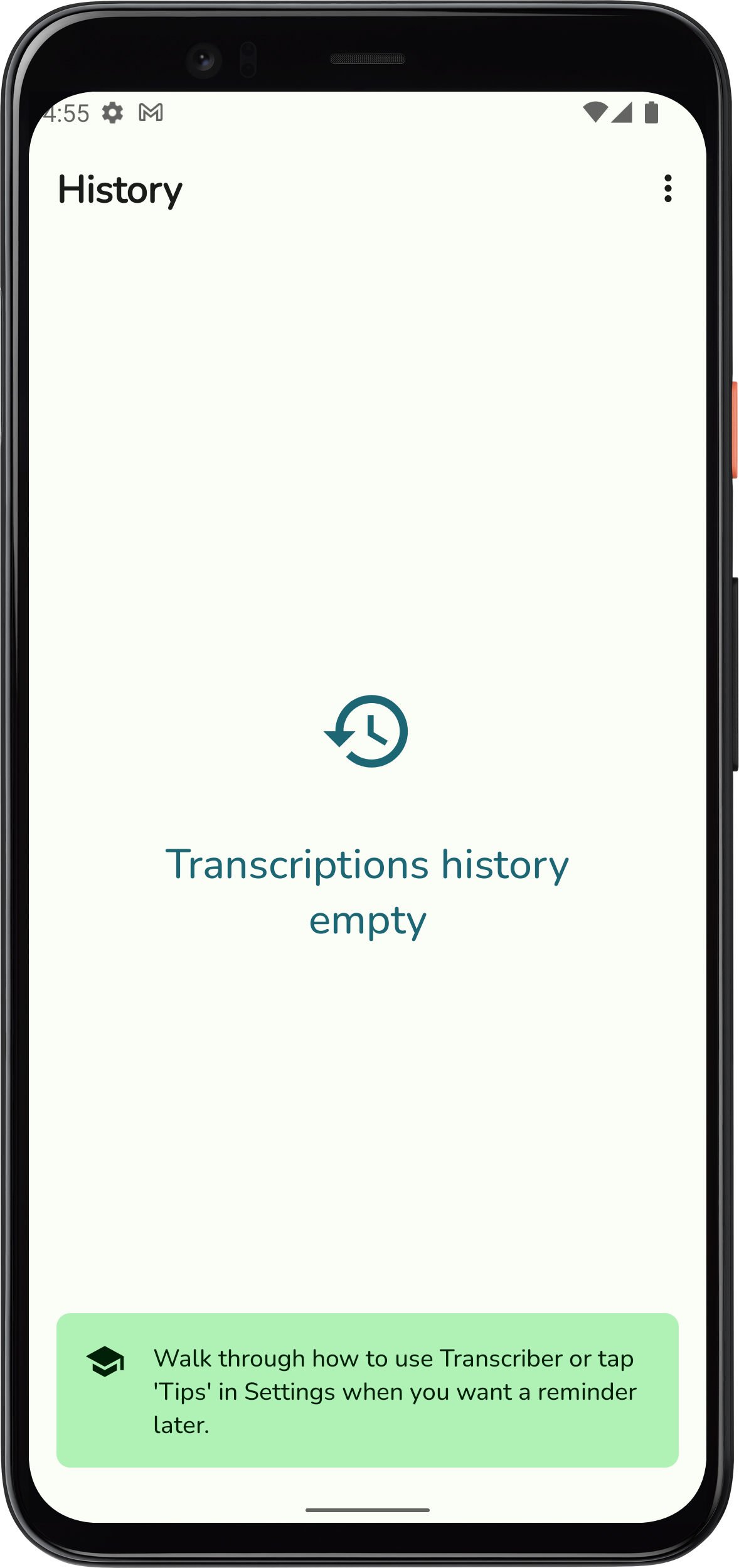 اسکرین شات 1 برنامه Transcriber for WhatsApp