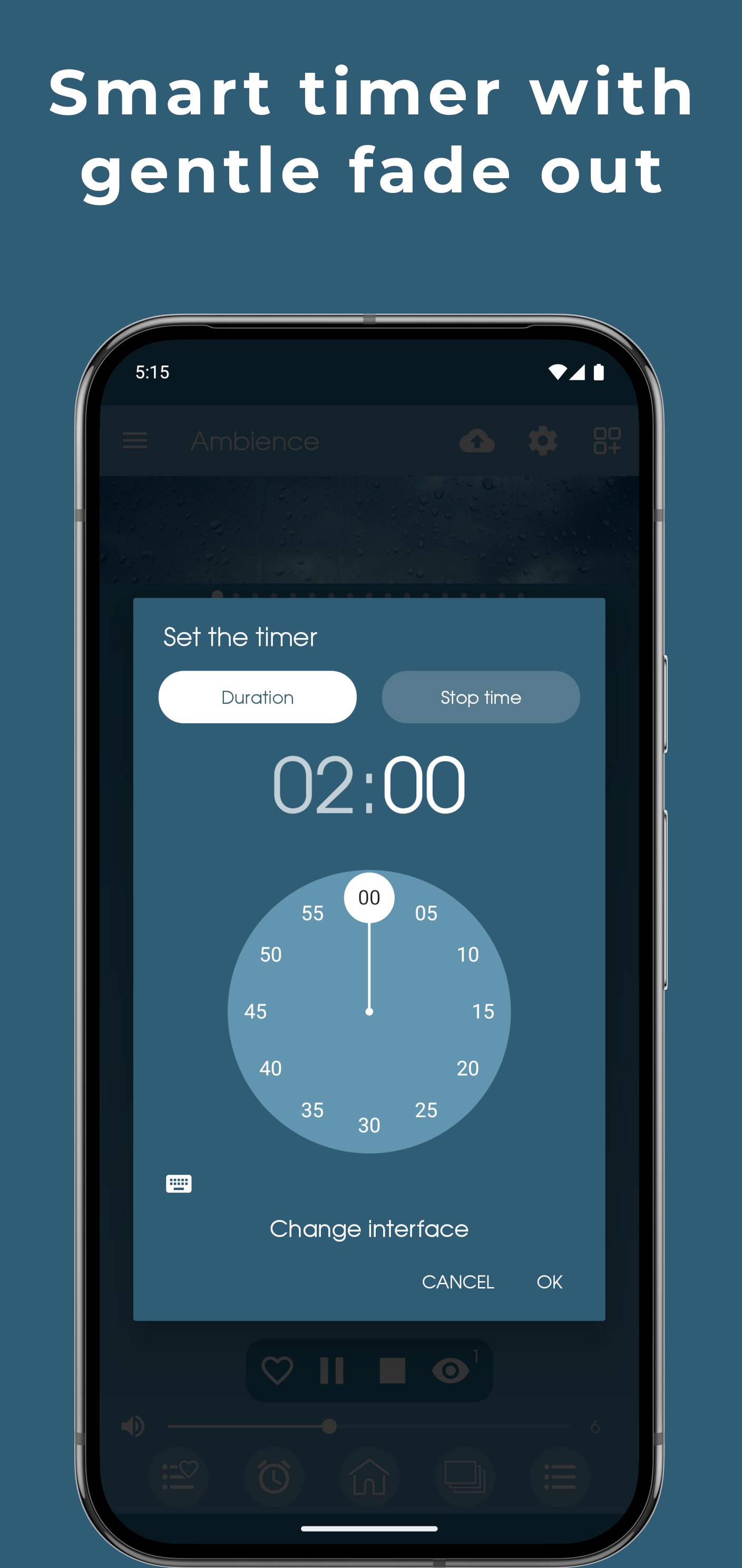 اسکرین شات 7 برنامه Ambience: sleep sounds